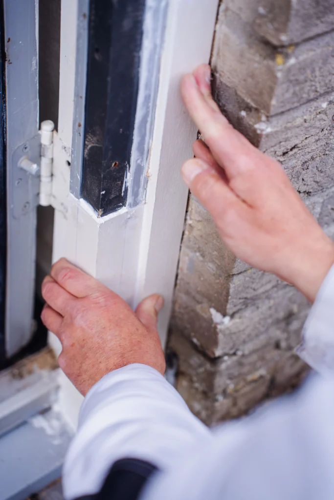 Houtrot-verwijderen-Durieux Kozijn repareren